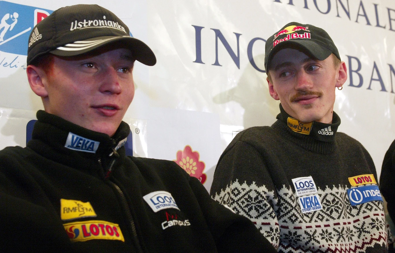 Mateusz Rutkowski i Adam Małysz Mateusz Rutkowski i Adam Małysz