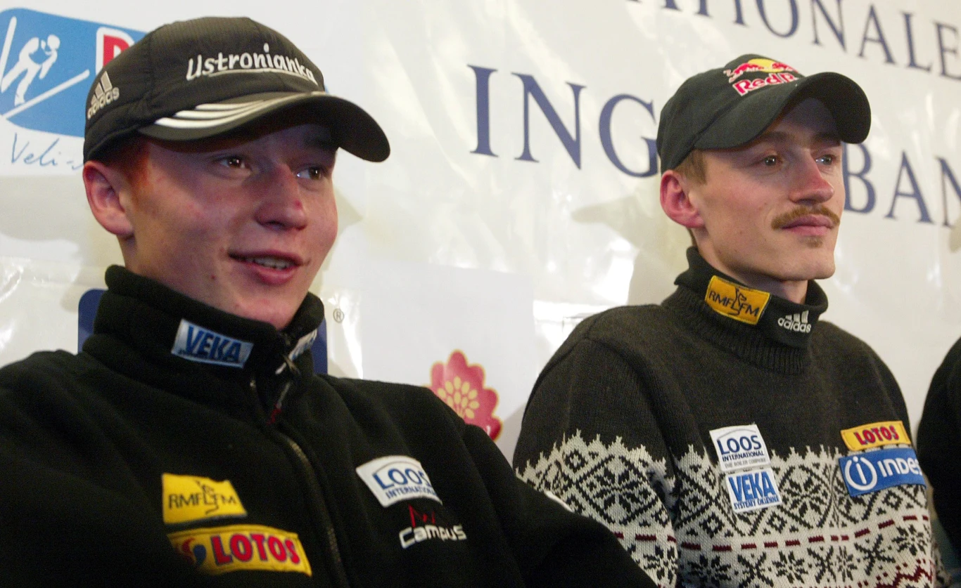 Mateusz Rutkowski i Adam Małysz Mateusz Rutkowski i Adam Małysz