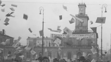 Agitacja wyborcza Warszawie. Grudzień 1938