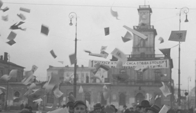 Agitacja wyborcza Warszawie. Grudzień 1938