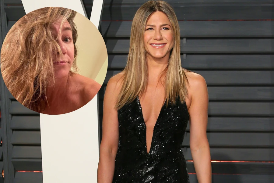 Jennifer Aniston w samym ręczniku na Instagramie @jenniferaniston Jennifer Aniston w samym ręczniku na Instagramie @jenniferaniston