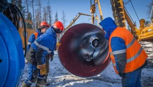 Budowa gazociągu Power of Siberia (fot. Gazprom)