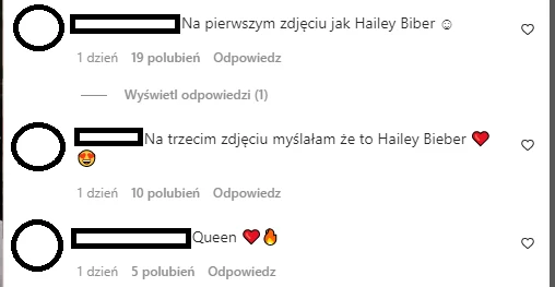 Komentarze pod postem Wieniawy @juliawieniawa