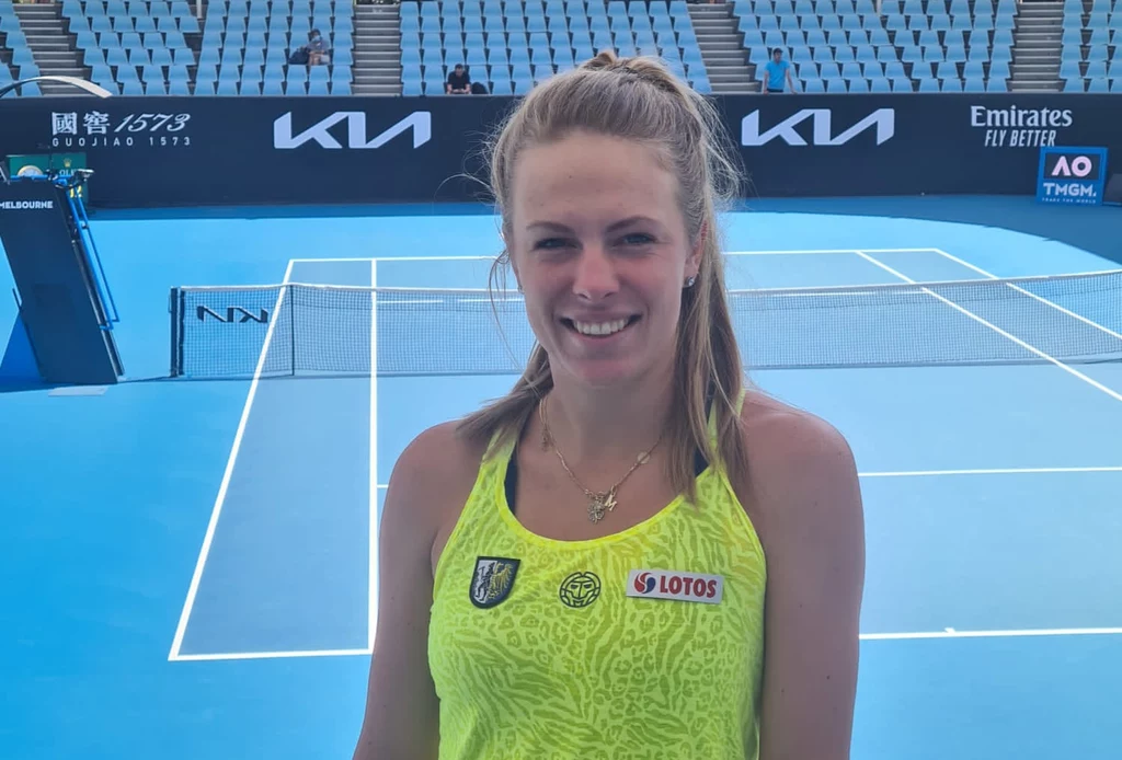 Magdalena Fręch m.in. na Australian Open będzie reklamowała Bytom. Na koszulce herb tego miasta