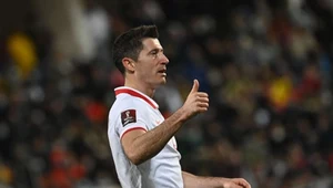 Robert Lewandowski w barwach reprezentacji Polski