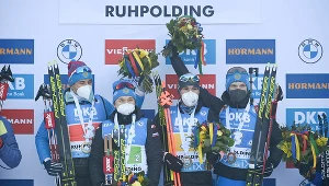 Rosjanie na mecie w Ruhpolding