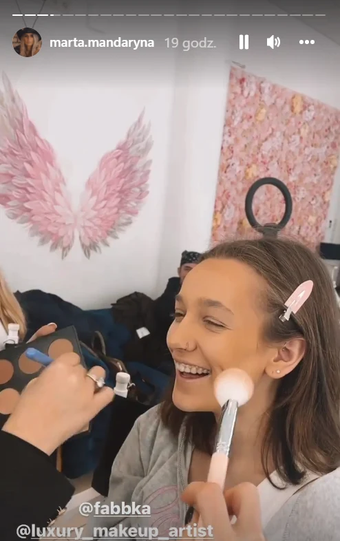 Mandaryna po kolei zaprezentowała studniówkowe przygotowania