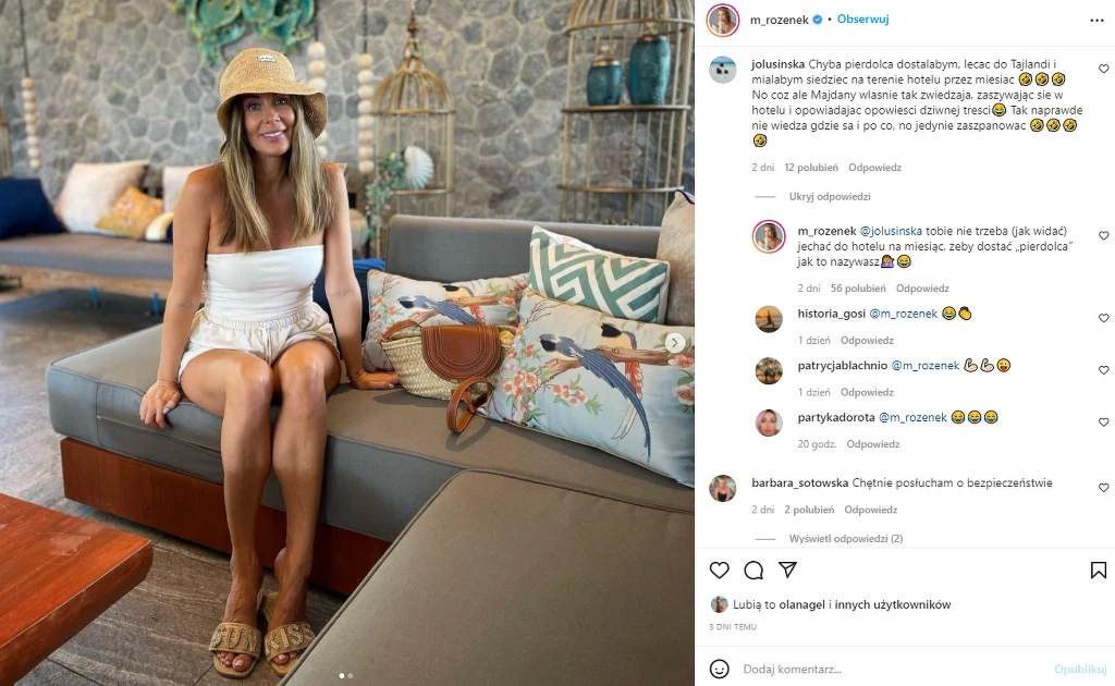 Małgorzata Rozenek-Majdan https://www.instagram.com/m_rozenek/