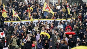 Protest w Amsterdamie