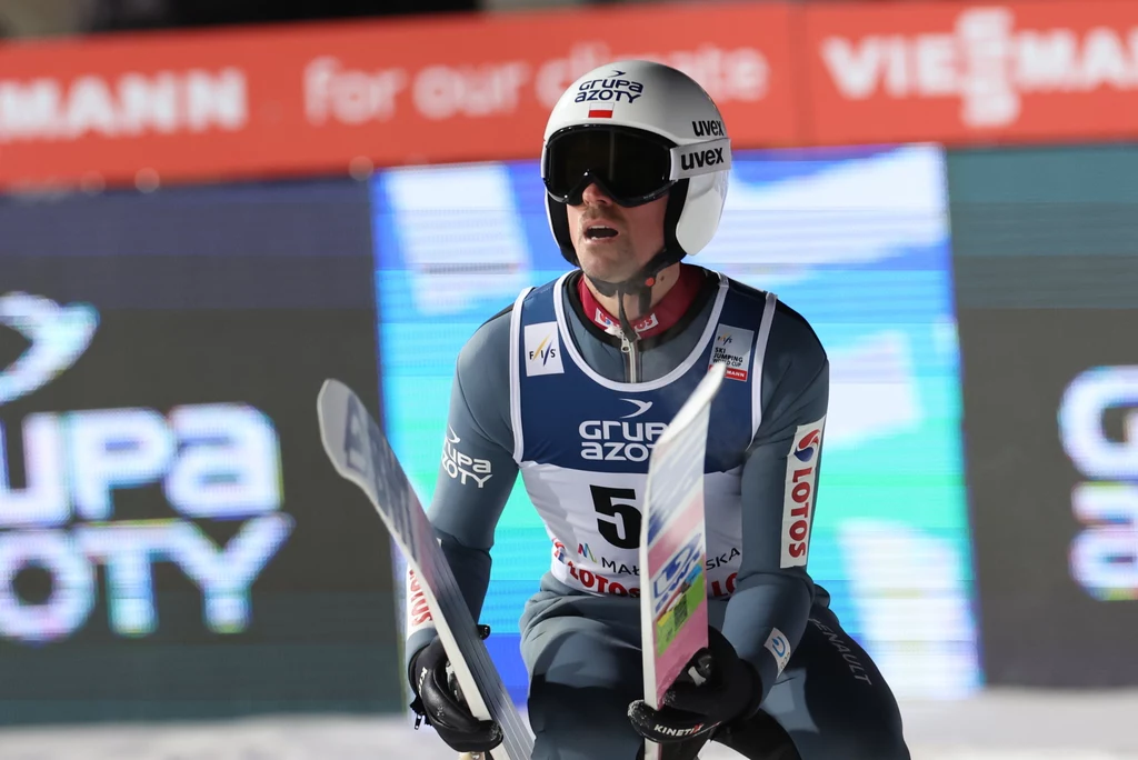 Piotr Żyła podczas Pucharu Świata w Zakopanem Piotr Żyła podczas Pucharu Świata w Zakopanem