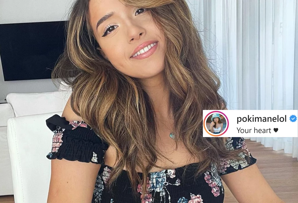 Pokimane - fragment zdjęcia zamieszczonego w serwisie Instagram.com na profilu @pokimanelol