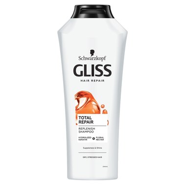 Gliss Total Repair Regenerujący szampon do włosów suchych i zniszczonych 400 ml - 0