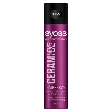 Syoss Ceramide Complex Lakier do włosów wzmacniający megamocny 300 ml - 0