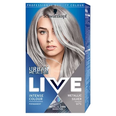 Live Intense Colour Urban Metallics U71 Metallic Silver Farba do włosów - 2