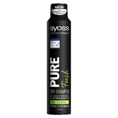 Syoss Pure Fresh Suchy szampon 200 ml - 1