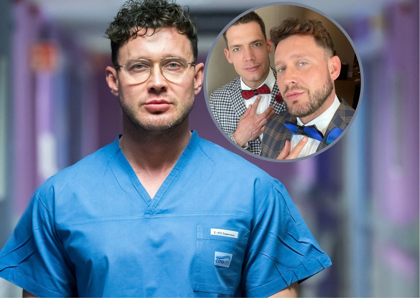 Maciej Socha z mężem