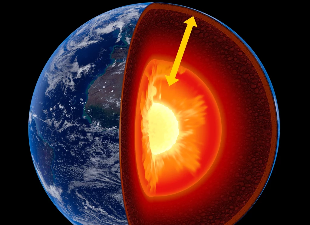 Jądro Ziemi ochładza się na 1,5-krotnie szybciej niż pierwotnie sądzono