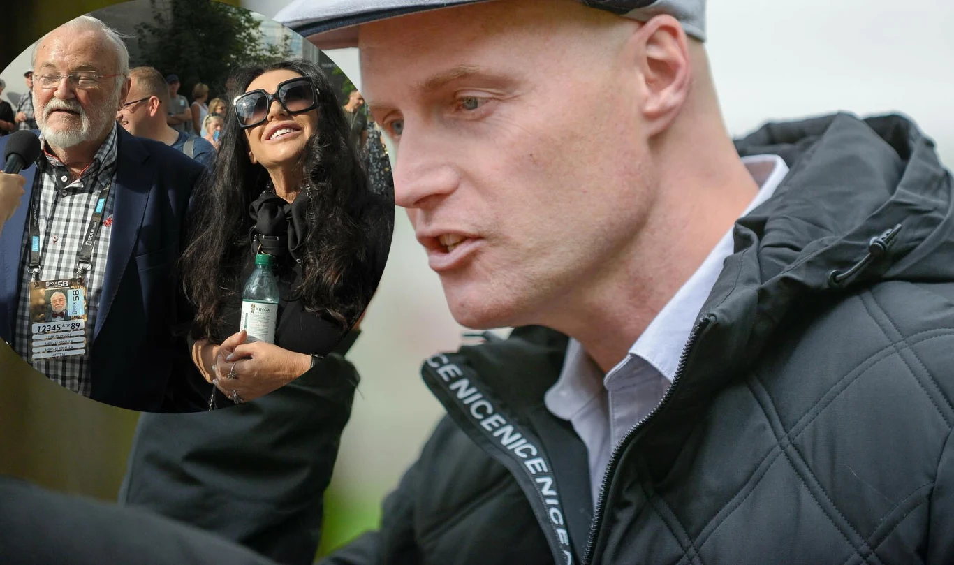 Syn Krawczyka i Ewa Krawczyk z Andrzejem Kosmalą