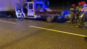 Wypadek na S1 w Żywcu 