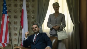 Michał Koterski i Małgorzata Kożuchowska w filmie "Gierek" 