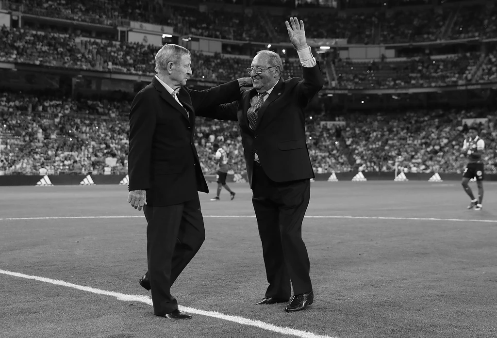 Na zdjęciu dwie nieżyjące legendy Realu Madryt: Raymond Kopa (z lewej) i Francisco Gento Na zdjęciu dwie nieżyjące legendy Realu Madryt: Raymond Kopa (z lewej) i Francisco Gento