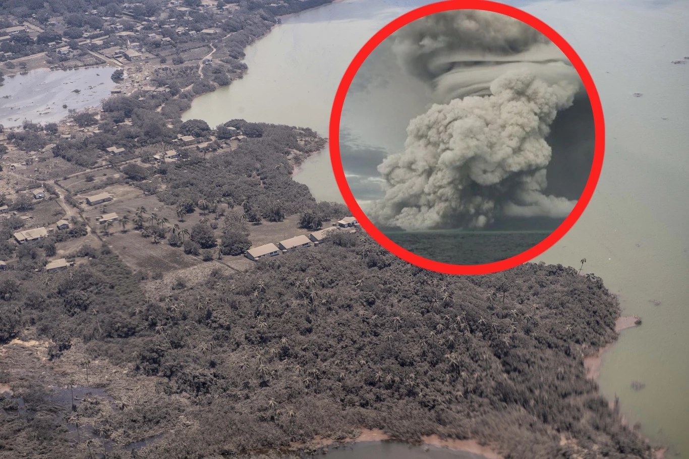 W wyniku wybuchu wulkanu cały archipelag Tonga został pokryty warstwą popiołów. Zniszczenia obejmują też jedyny kabel internetowy łączący mieszkańców z siecią W wyniku wybuchu wulkanu cały archipelag Tonga został pokryty warstwą popiołów. Zniszczenia obejmują też jedyny kabel internetowy łączący mieszkańców z siecią