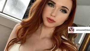 Amouranth - fragment zdjęcia zamieszczonego w serwisie Instagram.com na profilu @amouranth
