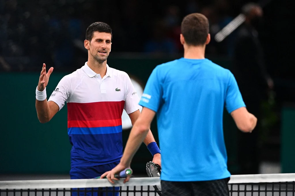 Novak Djoković i Hubert Hurkacz Novak Djoković i Hubert Hurkacz