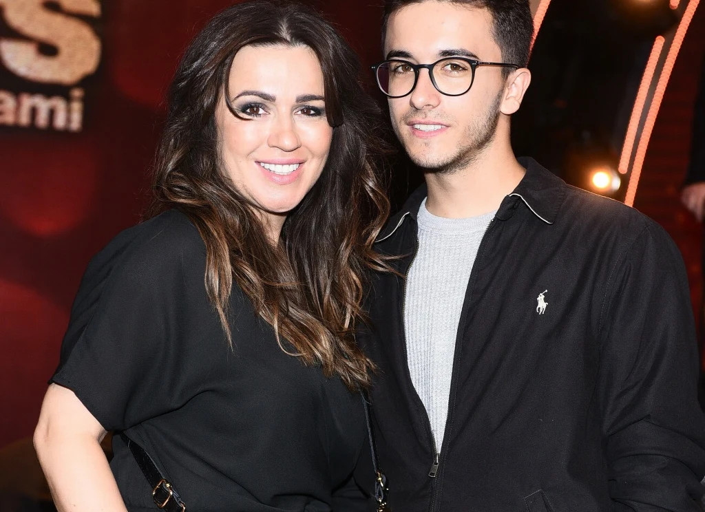 Beata Tadla z synem Beata Tadla z synem