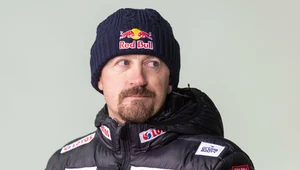 Skoki narciarskie. Na zdjęciu Adam Małysz