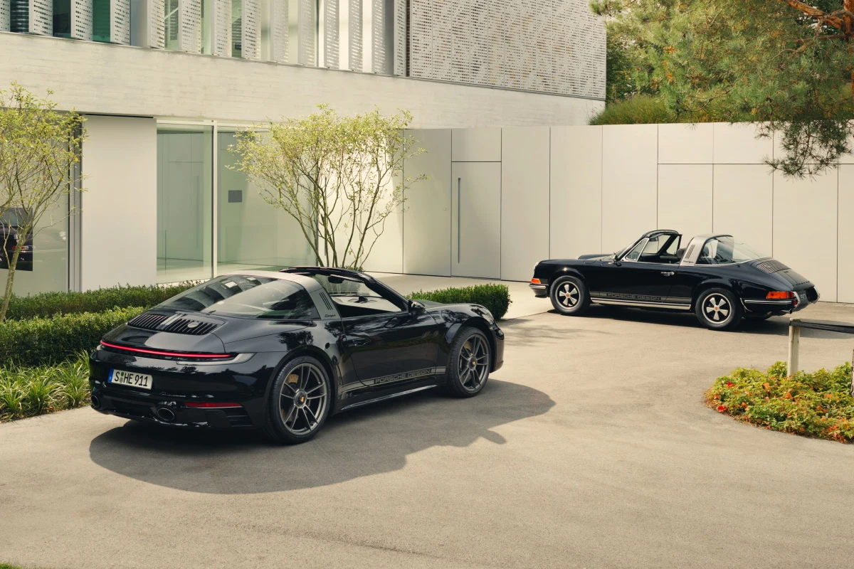 Porsche 911 Edition 50Y Porsche Design i klasyczne 911 S 2.4 Targa z 1972 roku
