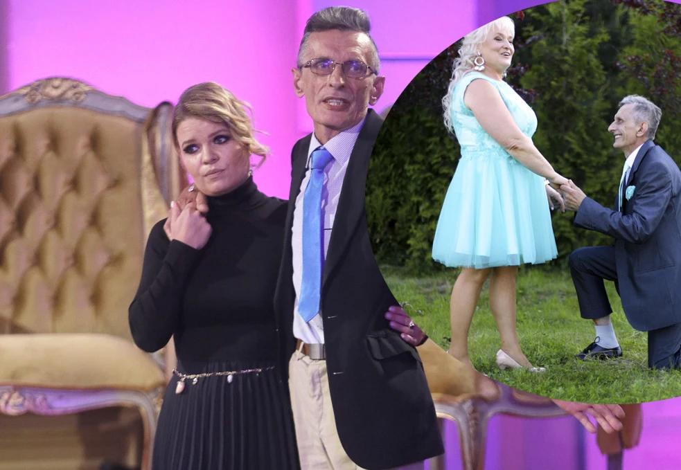 Adam Siewierski z Martą Manowską i żoną Martą