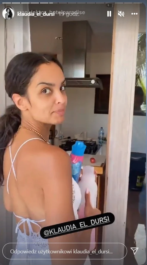 Klaudia El Dursi bez makijażu / Instagram @klaudia_el_dursi
