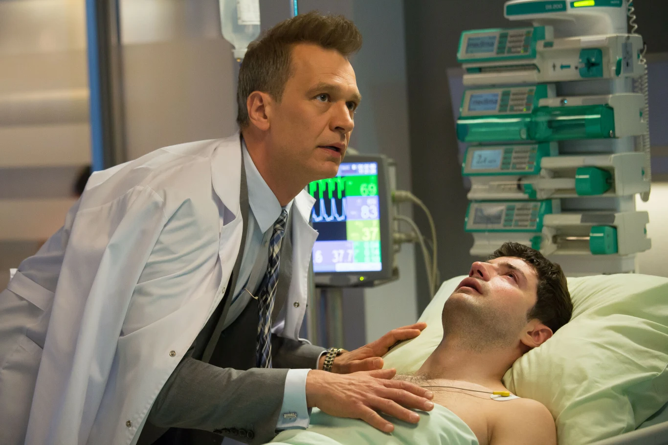 Michał Żebrowski w serialu "Na dobre i na złe"