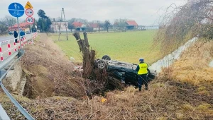 Radłów. Groźny wypadek BMW. Ranne cztery osoby