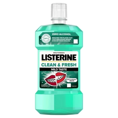 Listerine Clean & Fresh Płyn do płukania jamy ustnej 500 ml - 4