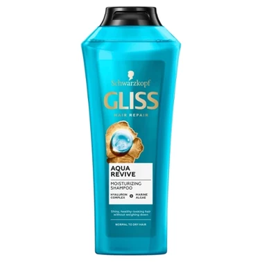 Gliss Aqua Revive Szampon do włosów suchych i normalnych 400 ml - 1