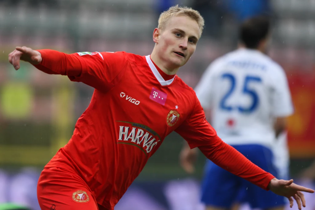 Bartłomiej Pawłowski dla Widzewa strzelał gole w 2013 roku Bartłomiej Pawłowski dla Widzewa strzelał gole w 2013 roku