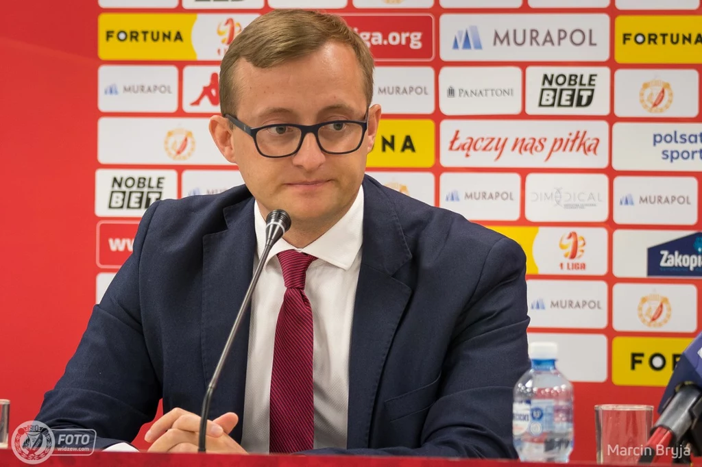 Mateusz Dróżdż, prezes Widzewa Mateusz Dróżdż, prezes Widzewa