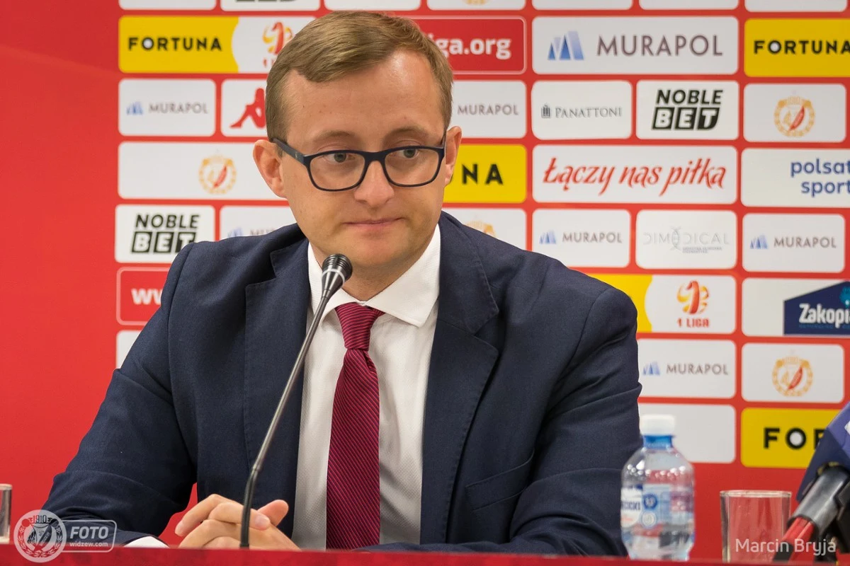Mateusz Dróżdż, prezes Widzewa Mateusz Dróżdż, prezes Widzewa