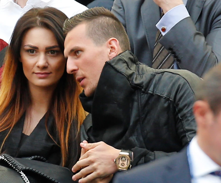 Jessica Ziółek i Arkadiusz Milik w 2015 roku Jessica Ziółek i Arkadiusz Milik w 2015 roku