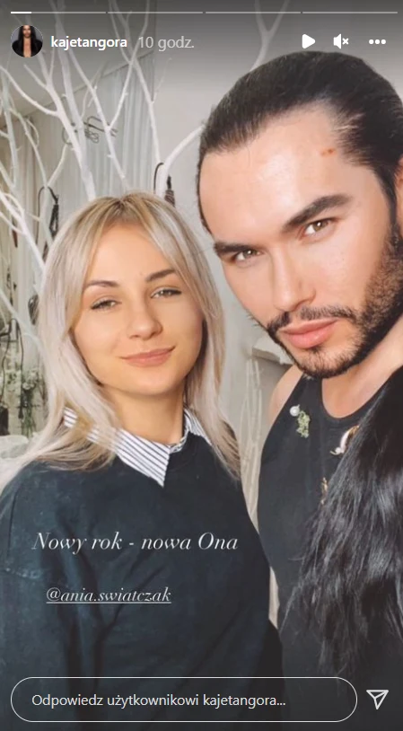 Anna Świątczak u stylisty fryzur, Kajetana Góry @kajetangora Anna Świątczak u stylisty fryzur, Kajetana Góry @kajetangora