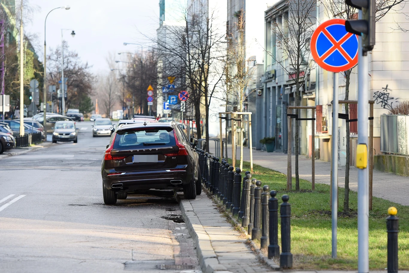Małgorzata Foremniak i jej samochód