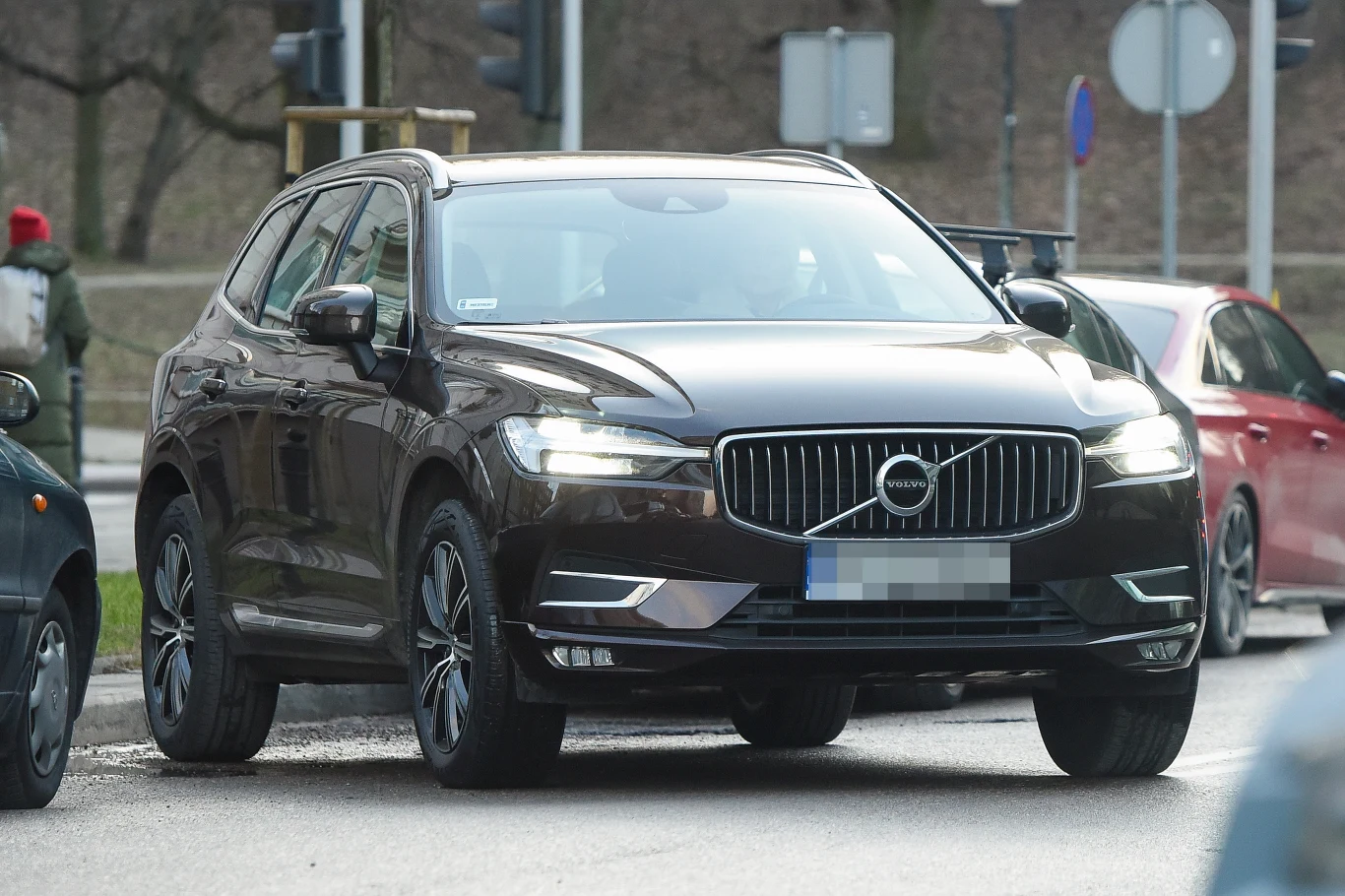 Małgorzata Foremniak i jej samochód