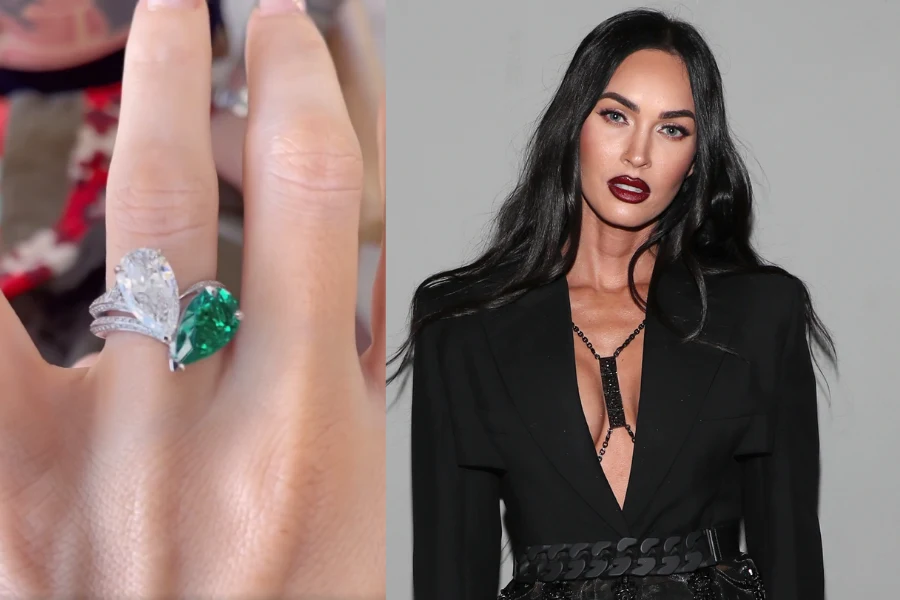 Megan Fox i jej pierścionek zaręczynowy na IG @machinegunkelly Megan Fox i jej pierścionek zaręczynowy na IG @machinegunkelly