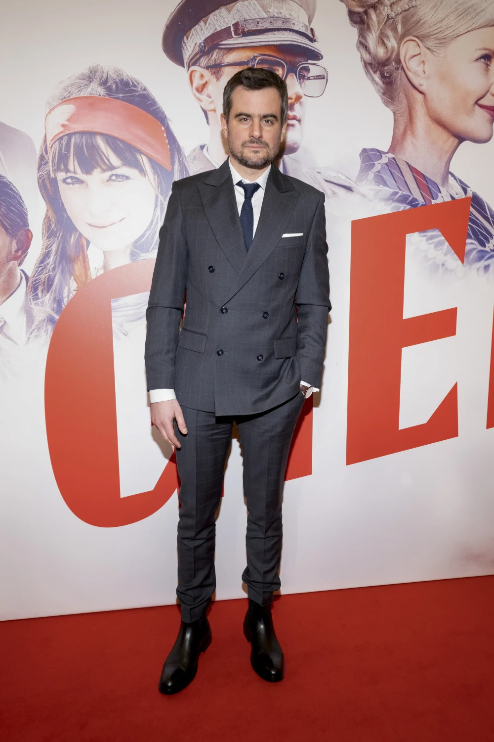 Antoni Pawlicki na premierze filmu "Gierek"