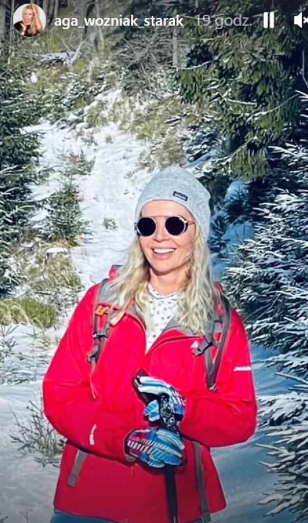 Agnieszka Woźniak-Starak pochwaliła się swoim urlopem w górach na swoim profilu na Instagramie 