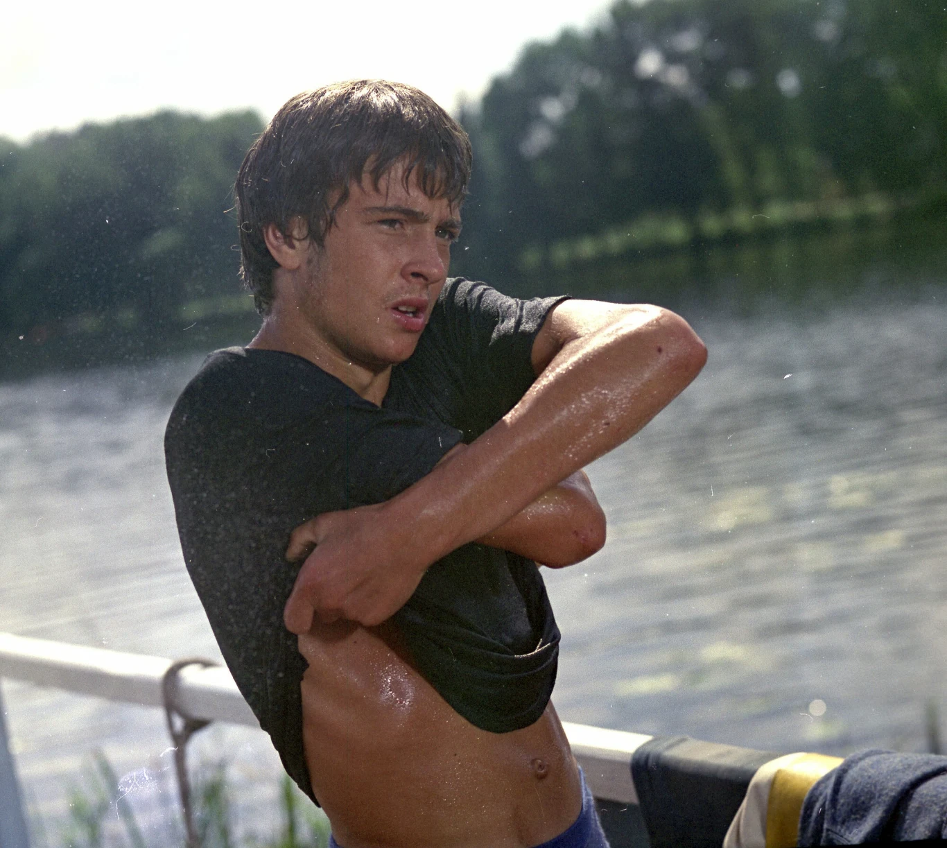 Marek Sikora w "Szaleństwo Majki Skowron" 1976 r Marek Sikora w "Szaleństwo Majki Skowron" 1976 r