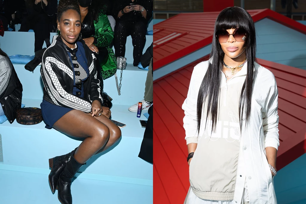 Venus Williams i Naomi Campbell na pokazie najnowszej kolekcji marki Louis Vuitton