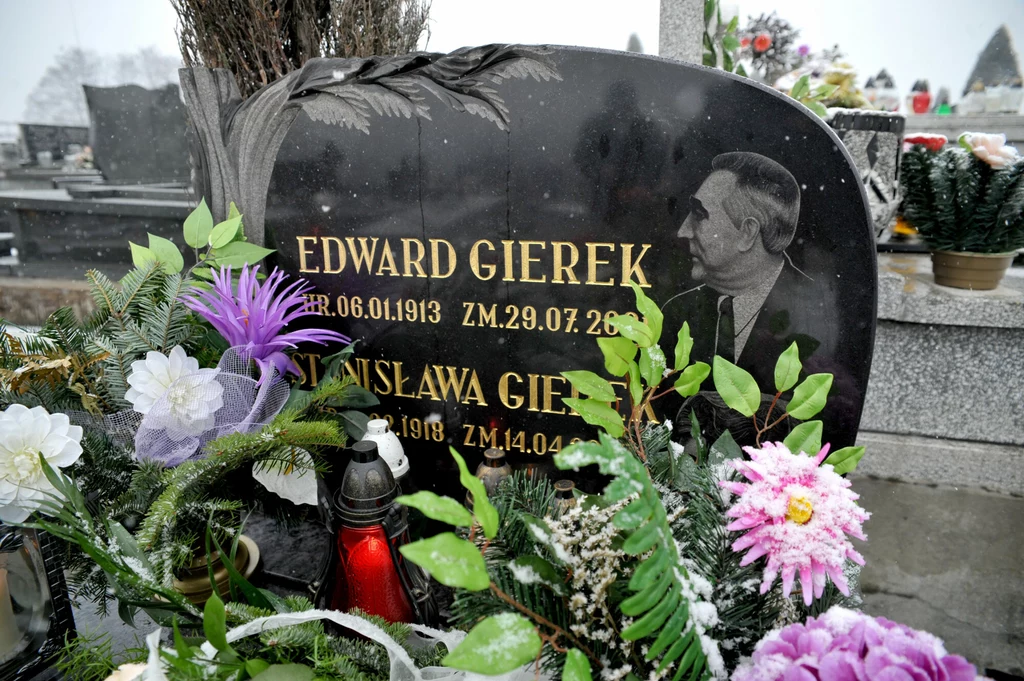 Grób Edwarda i Stanisławy Gierek w Sosnowcu
